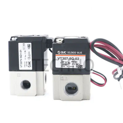 SMC VT307-4G1-01 SMC 5 2 Way Solenoid Valves Электронно-магнитный 10 Гц SS316