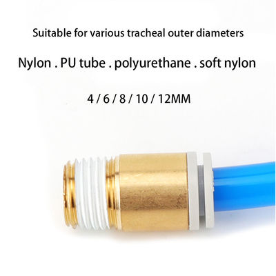 Пневматические фитинги из латуни типа SMC KB2S4-M5 6-01 с прямым натяжкой