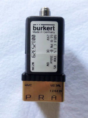 Burkert 00125329 3/2 Way Solenoid Valve 16 Bar 24v Обычно закрыт G1/8