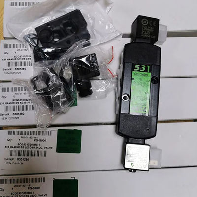 Установка фанеры соленоидного клапана Asco 5/3way Scg531c002ms