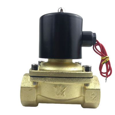 N/O 2W400-40 2 Way 1-1/2" Газовый Вода Пневматический Электрический Соленоидный клапан Вода Воздух Обычно открыт