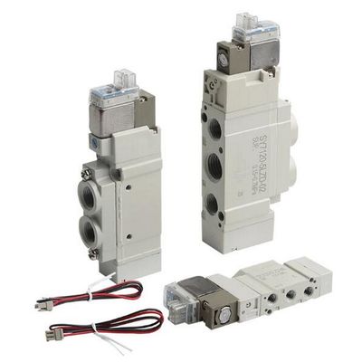 SY7220-5LZD-02 Размер порта 1/4 SMC Соленоидный клапан DC24V 2 Положение двойной
