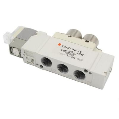 SY5320-6LZD-01 SMC Соленоидный клапан 3 Положение Закрытый центр DC12V Размер порта 1/8