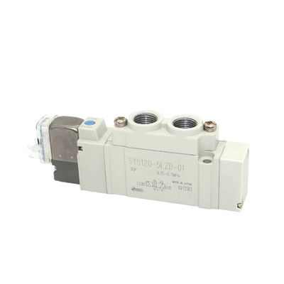 SY5220-5LZD-C4 Соленоидный клапан SMC 2 Положение Двойной DC24V Одноприкосновение Размер порта Ø4