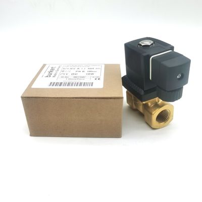Burkert 00221654 6213 Тип G1/2 2/2 Нормально закрытый 1.3 Дверь для потока, EPDM Запечатанная -30 ~ + 90 ° C Корпус латуниного клапана DC24V 8W 0-10bar
