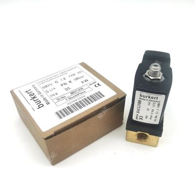 BURKERT 6014D 00126196 Обычно открытый соленоидный клапан G1/8 AC24V 8W Молотный клапан 32 * 32 0 ~ 16bar