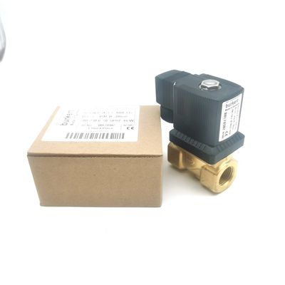 00126204 6014 D Бронзовый соленоидный клапан Burkert Обычно открытый G1/8 2.5 Дверь для потока AC220V 8W