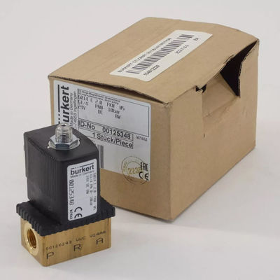 Промышленный соленоидный клапан Burkert с печатью NBR 00126342 00126343 00126345