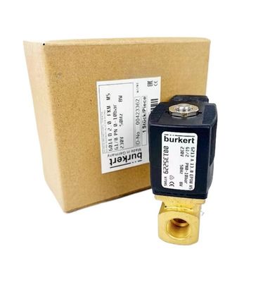 Бронзовый корпус Буркерт Сулленовый клапан 00308503 DC24V 8W G3/4 2/2 Обычно закрыт 20 отверстия для потока 5404 Тип 1-32 Бар