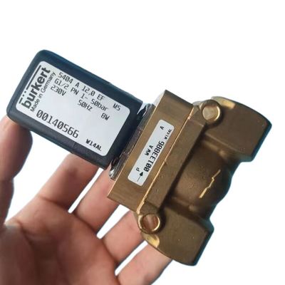 Бронзовый корпус Буркерт Сулленовый клапан 00308503 DC24V 8W G3/4 2/2 Обычно закрыт 20 отверстия для потока 5404 Тип 1-32 Бар