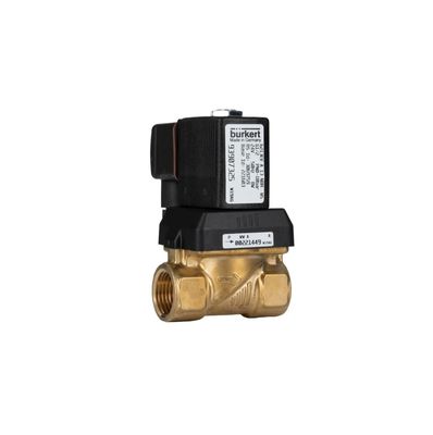 00308507 G1 2/2 Обычно закрыто 25 отверстия для потока FKM Молотое клапановое тело AC24V 8W1-40bar Буркертовый соленоидный клапан