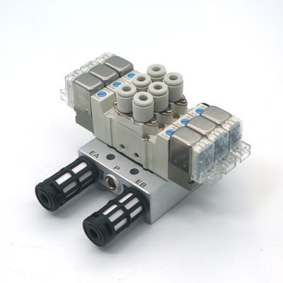Пятинаправленный соленоидный клапан с мягкой герметикой SY3120-5LZD-C8 SY3120-6LZD-C8