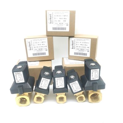 Буркертовский электродинамический клапан FKM Seal 00126091 24VDC 8W 0~6bar 6013 Тип прямого действия G1/8 Inch 2/2 Нормально закрытый 3,0 Flow Hole