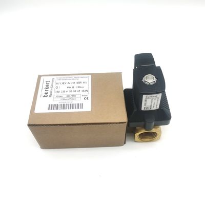 Буркертовский электродинамический клапан FKM Seal 00126091 24VDC 8W 0~6bar 6013 Тип прямого действия G1/8 Inch 2/2 Нормально закрытый 3,0 Flow Hole