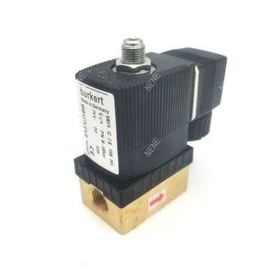 FKM Seal Соленоидный клапан G1/4 дюйм G1/4 дюйм 00125304 6013 Тип прямого действия 2/2 Нормально закрытый 3,0 Дверь для потока FKM Seal 220VAC 8W 0~10bar Корпус латуниного клапана