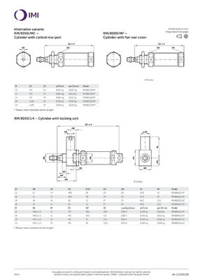 RM/8012/M/150 ISO Roundline Series Пистоновый пневматический цилиндр NORGREN Сжатый воздух