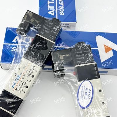 4V130C-M5 AIRTAC Электромагнитный клапан AC220V DC24V 5/3-угольный взрывозащитный