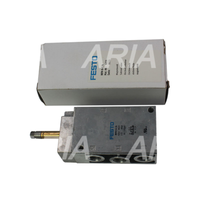 Электромагнитный клапан Festo MFH-5-1/4 6211, 5/2, моностабильный, с механической пружиной, внутреннее пилотное управление, 2-10 бар, 1300 л/мин, G 1/4"
