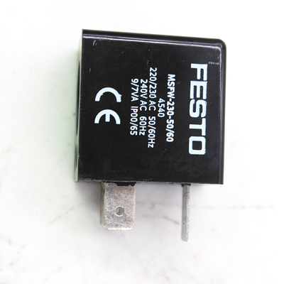 Соленоидная катушка MSFW-230-50/60 | Festo 4540 IP65, 230 В переменного тока, лопасти для MSSD-F 3-контактный