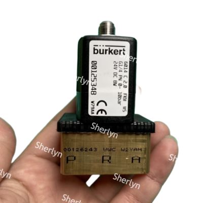 BURKERT 00126138 3/2 WAY SOLENOID VALVE, DIRECT ACTING, 10 BAR, G1/4,  BRASS