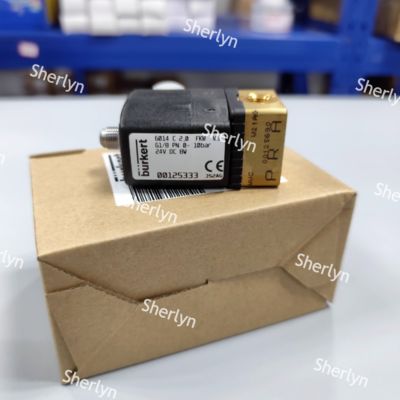 Burkert 00125334 Двухпозиционный трехнаправленный соленоидный клапан 6014 серии C, обычно закрытый G1/8