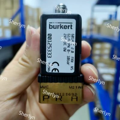 Burkert 00125334 Двухпозиционный трехнаправленный соленоидный клапан 6014 серии C, обычно закрытый G1/8