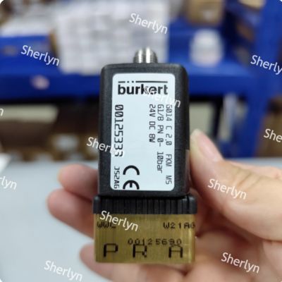 Burkert 00125334 Двухпозиционный трехнаправленный соленоидный клапан 6014 серии C, обычно закрытый G1/8