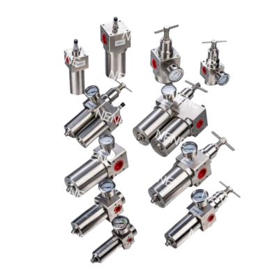 SFSRSL400 1/2 "Грубообразный фильтр воздуха смазка Трехместный фильтр из нержавеющей стали регулятор нефтегазового устройства