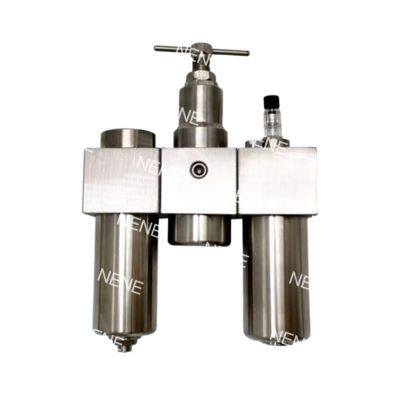 SFSRSL200 Трехместный набор из нержавеющей стали SUS316 Регулятор пневматического фильтра смазка G1/4 Регулятор давления