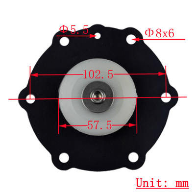 JOIL JICI40 JISI40 Импульсный клапан 1 1/2 "воздушный насос диафрагмы комплекты диафрагмы частей насоса 1,5 дюйма нитрилового флуорогаза