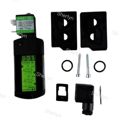 SCG551A017MS ASCO Двухпозиционный пятиходовой двухпозиционный/трехходовой электромагнитный клапан