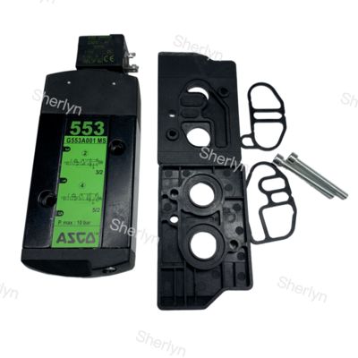 Двойная катушка SCG553A002MS ASCO 3/2Way Solenoid Valve Серия 553
