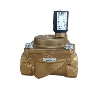 6281 Электромагнитный клапан Burkert 00221845 G1/2 2/2 нормально закрытый, отверстие для потока 13.0, уплотнение NBR, латунный корпус клапана, AC24V 8Вт 0.2-16 бар