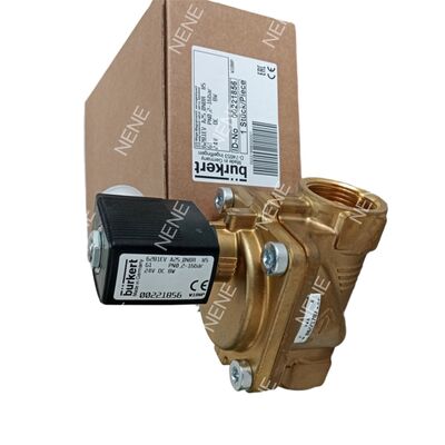 00322505 BURKERT 6281 G1/4 с ручным управлением 10.0 Проточная отверстие NBR уплотнение DC24V 2/2 Нормально закрытый промышленный клапан управления