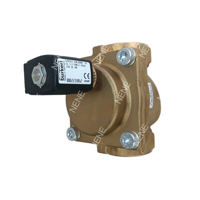 00322505 BURKERT 6281 G1/4 с ручным управлением 10.0 Проточная отверстие NBR уплотнение DC24V 2/2 Нормально закрытый промышленный клапан управления