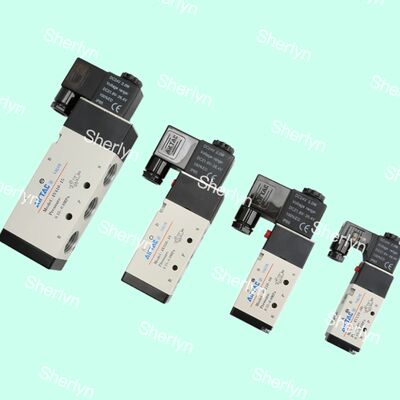 AIRTAC клапан обратный клапан 4V110-06 AC220V двухпозиционный пятисторонний соленоидный клапан