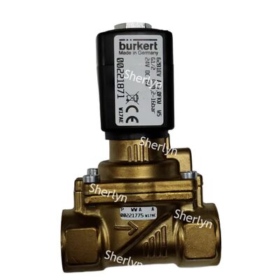 Burkert 00322514 G3/8 6281 Тип Электромагнитный клапан Двухпозиционный Двусторонний DC24V Водный клапан