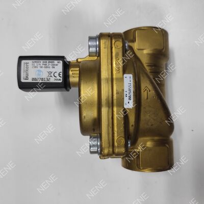 AC24V Соленоидный клапан BURKERT тип 6281 00221872 G1/2 2/2 Нормально закрытый корпус латуниного клапана FKM Seal 13.0 Открытие 8W 0.2-16bar 0 до +120°C