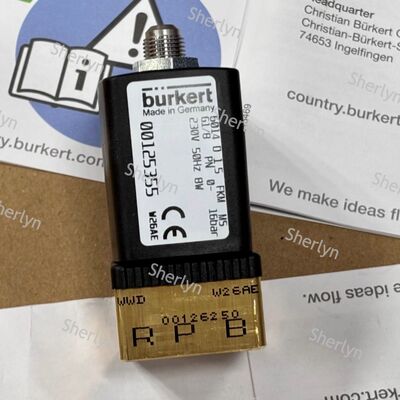 Электромагнитный клапан Burkert 00221930 6281 Тип G3/4 2/2 Нормально открытый DC24V