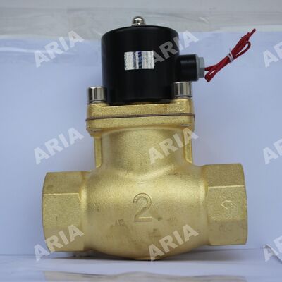 US-45 Два обычно закрытых высокотемпературных электронных клапана с медным паром