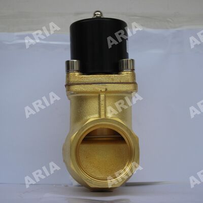 US-45 Два обычно закрытых высокотемпературных электронных клапана с медным паром