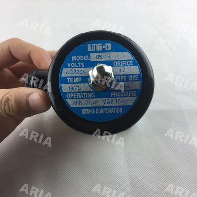 Обычно закрытый медный паровой высокотемпературный электронный клапан, паровой клапан US-15