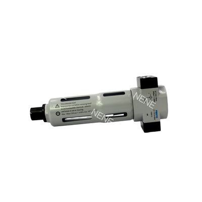 Фильтр сжатого воздуха Festo LF-1/4-D-MINI-A 159617 Жилье из цинкового сплава Сцинтерный фильтр для защиты металлической чаши G1/4 Порт 0,5-12 бар 40 мкм Полностью автоматический отвод