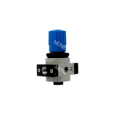 Festo LR-1/4-D-MINI-MPA 8002275 Регулятор давления из цинкового сплава с габаритом MPA G1/4 0,5-12 бар 1500L/мин Прямо действующий диафрагма Заключимая вращающаяся кнопка