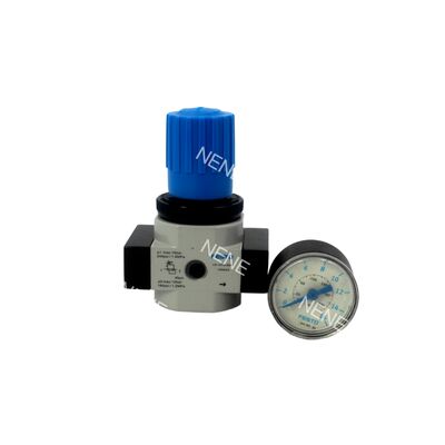 Регулятор давления диафрагмы прямого действия Festo LR-1/4-D-MINI-MPA 8002275 Цинковая сплав с ГМП Г1/4 0,5-12 бар 1500L/мин Заключимая вращающаяся кнопка