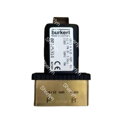 Burkert 00221886 6281 G1 1/4 2/2 Нормально закрытый 25,0 Отверстие для потока FKM Герметичный латунный корпус клапана 24 В постоянного тока 8 Вт 0,2–16 бар 0 ~ + 120 ℃