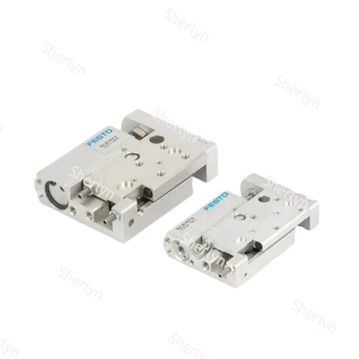 Компактный тонкий дизайн FESTO SLF-6-30-P-A Двойной действующий слайд воздушный цилиндр 6 мм с отверстием 20 мм ударные совместимые магнитные датчики близости