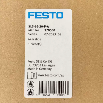 SLS-6-5-P-A FESTO Mini Slide Cylinder SLS Series 6mm Bored 5mm Stroke Двухступенчатый пневматический линейный приводящий механизм