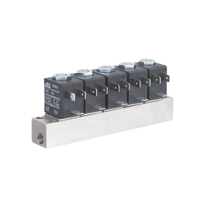 FKM Seal Ring 1-Inlet-6-Outlet 2V025-06-6F Манифолд соленоидного клапана и 2V025-06-7F 1-Inlet-7-Outlet