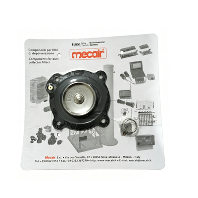 DB18M DB18MV FKM Diaphragm With Spring For Mecair Pulse Valve Sealed Pack M Bag Packaging Dust Collector Replacement Service Parts Compatible Valve VNP/ VEM608, VNP/ VEM708